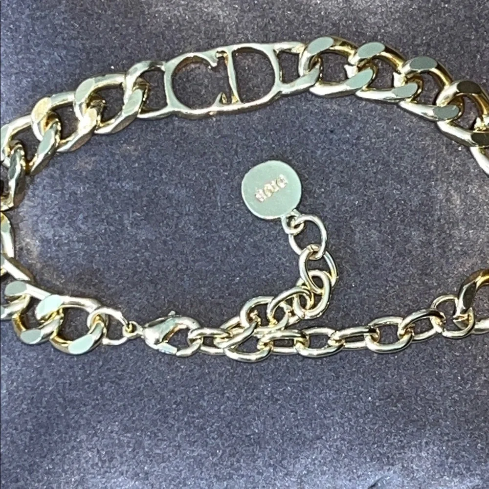 Authentic Christian Dior Gold Chain Bracelet!!! - Picture 14 of 14